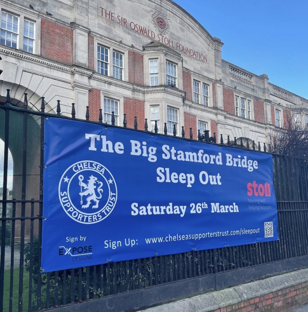 The Big Sleep Out Returns To Stamford Bridge - STOLL